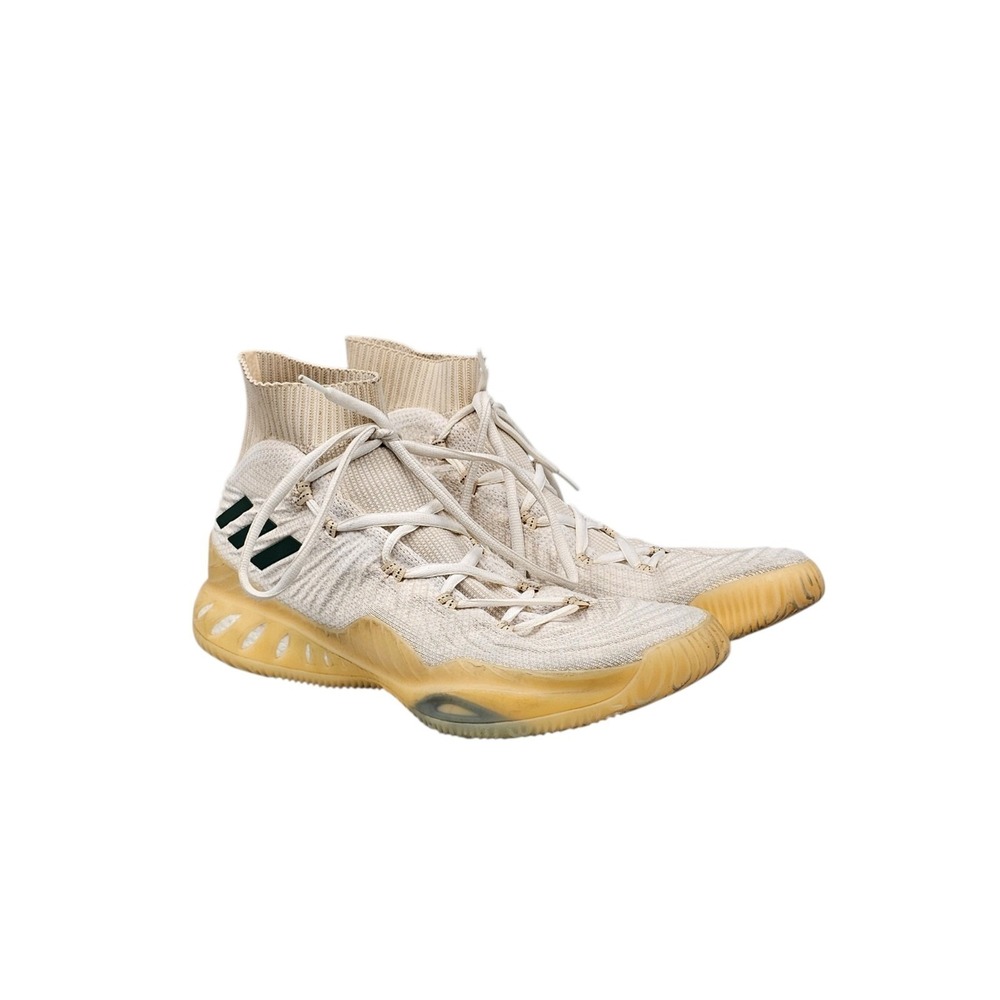 Adidas Mens 15 Crazy Explosive PK Ivory Green Primeknit Basketball Shoes AQ7218